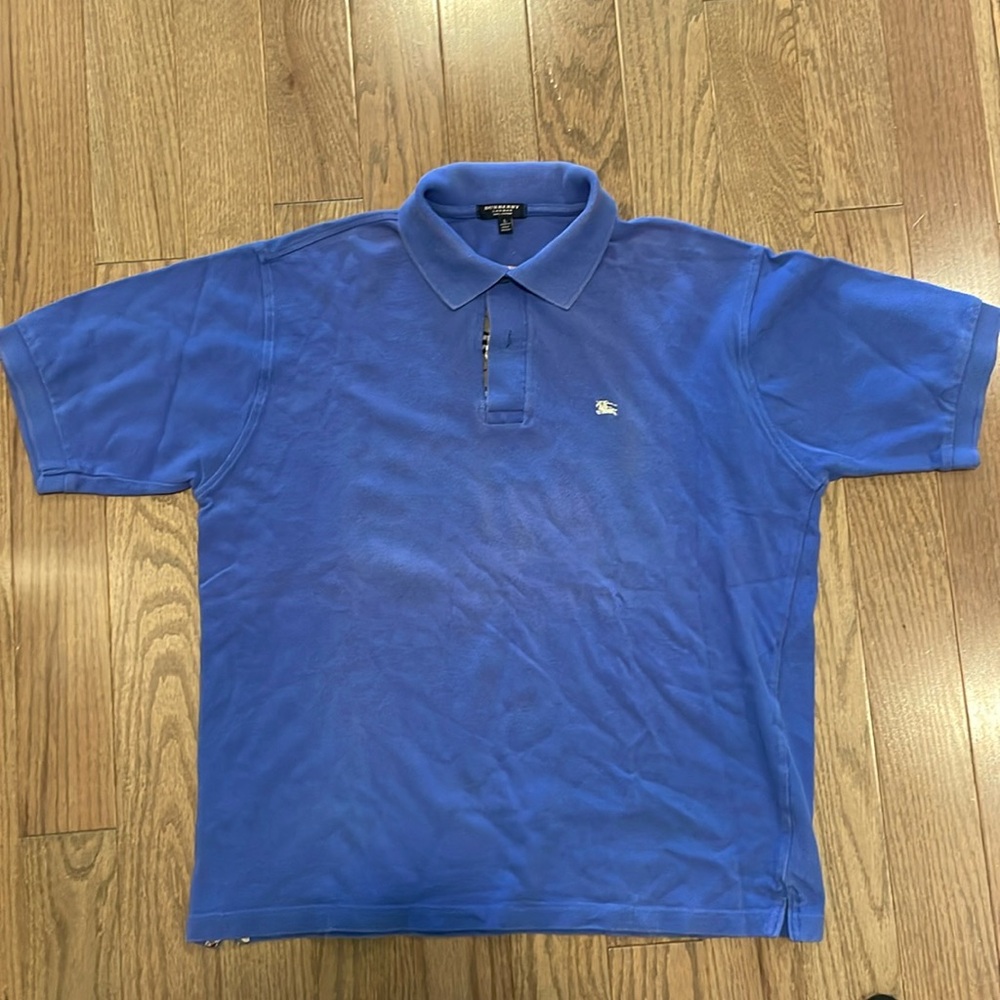 Burberry Men’s Blue Polo